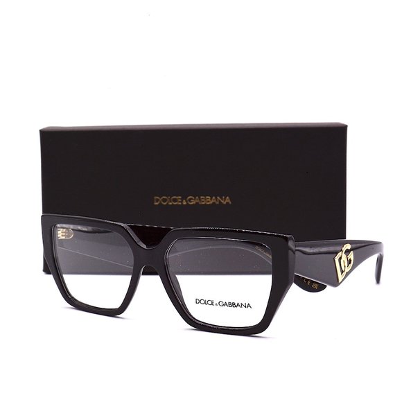 DOLCE&GABBANA DG3373 950 BLACK AUTHENTIC EYEGLASSES FRAME - Picture 8 of 12